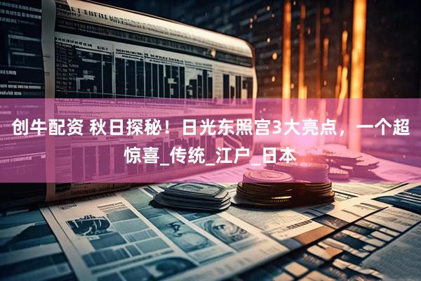 创牛配资 秋日探秘！日光东照宫3大亮点，一个超惊喜_传统_江户_日本